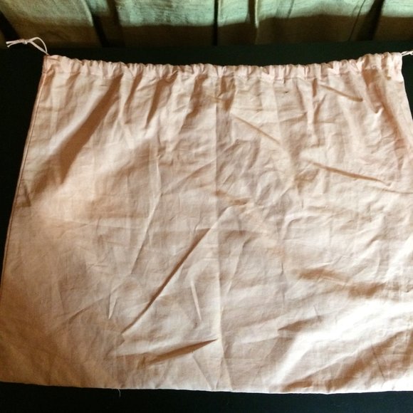 Miu Miu Bags Miu Miu Medium Pink Cotton Drawstring Dust Bag Poshmark